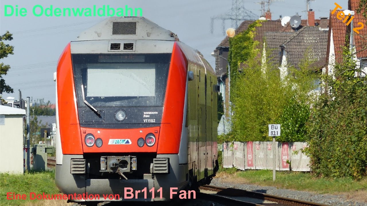 Odenwaldbahn Teil 2 Hanau Hbf - Groß Umstadt Wiebelsbach (2016) Eine Dokumentation von Br111 Fan