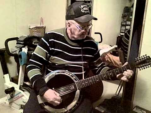 Buck's Polka on 12 String Banjo with Porchboard Bass