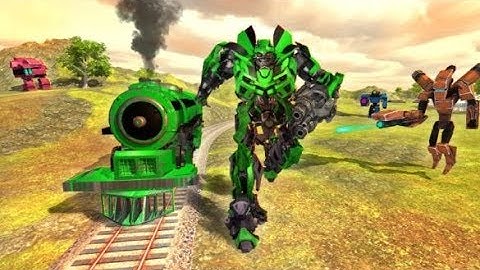 Future Subway Euro Train Transformation Robot War - Android Gameplay