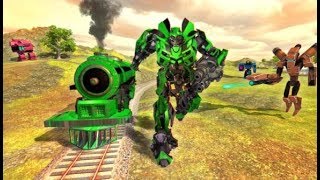 Future Subway Euro Train Transformation Robot War - Android Gameplay screenshot 5