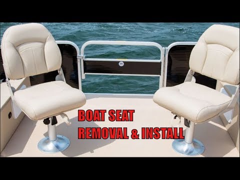 Attwood Boat Pedestal Seat Mount Removal & Install 