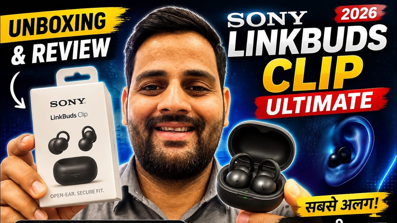 Sony LinkBuds Clip Unboxing & Review 🎧 | Compact Design, Powerful