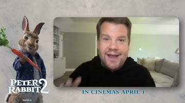 PETER RABBIT 2 NZ Greeting From James Corden!