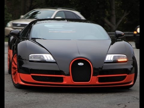 Bugatti Veyron Super Sport Driving On Road 1