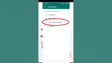 How to Hide whatsapp Profile Picture from specific contacts