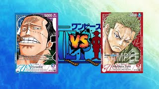 OP01 - Crocodile (Blue\/Purple) vs Zoro (Red)