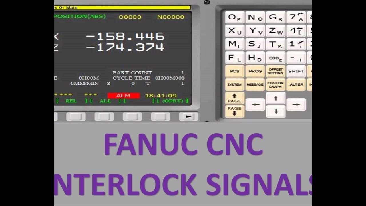 Fanuc CNC Interlock Signals Explained in Tamil YouTube