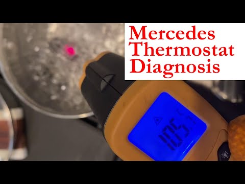 Mercedes Benz Thermostat Diagnosis - How to test the electrical and thermal components.
