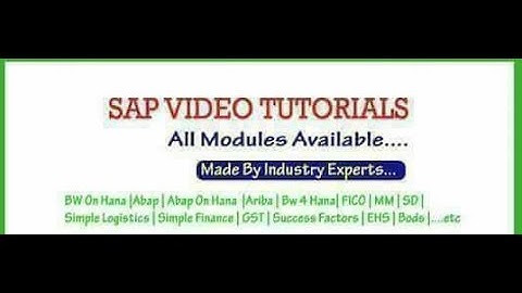 SAP Self Learning Videos I Training Class Videos| How to get SAP Videos for Self Learning