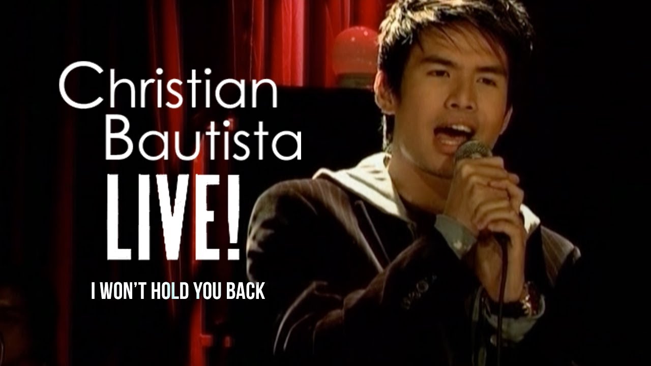 Christian Bautista - I Won't Hold You Back | Live! - YouTube