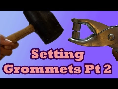 Setting Grommets with Pliers or Hammer | Lucy's Corsetry