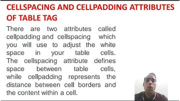 Class 8th | Computer | Chapter -5 Creating Tables and Hyperlinks in HTML Part -1