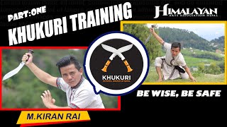 Gurkhas khukuri knife training technique by M.kiran rai (part: 1) Sheford Limbu