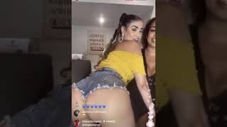 SheIsMichaela TWERKS IN SHORTS ON LIVE!! ? (8/26/20)