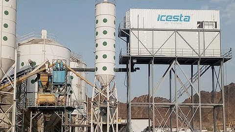 Automatic ice storage & Delivery & Weighing System Flake ice plant