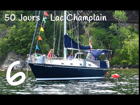 50 jours sur le Lac Champlain - Ep6 - Valcour à Queneska Island - Voilier Fuligule