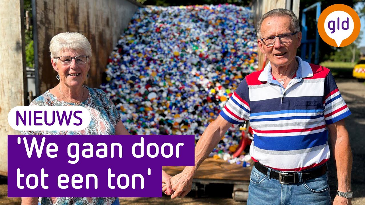 Jan en Annie halen 65.000 euro aan flessendoppen op
