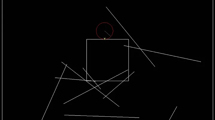 Circle To Line Sliding Collision Algorithm, Source Code And Demo