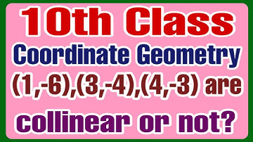 Verify whether the Given points collinear or not