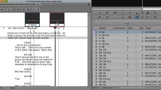 Avid Media Composer 6.0.5 - Script take tab auto sort