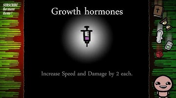 Binding of Isaac items: Growth hormones