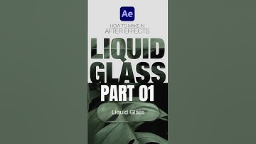 Liquid Glass Effect Apple Style in After Effects – Part 1 (AE Tutorial #Shorts)