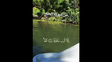 سورة الحج #pourtoi #المصحف #دويتو #اكسبلور #duet #آيات