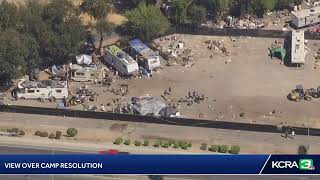 LIVE | LiveCopter 3 is over Camp Resolution after crews dismantle homeless encampment