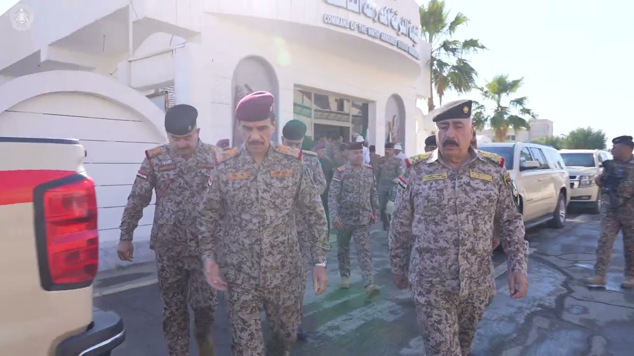 رئيس أركان الجيش يجري زيارة تفقدية الى قيادة الفرقة المدرعة التاسعة في التاجي