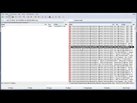 Video: Hoe Een Total Commander-bestand Op Te Bouwen