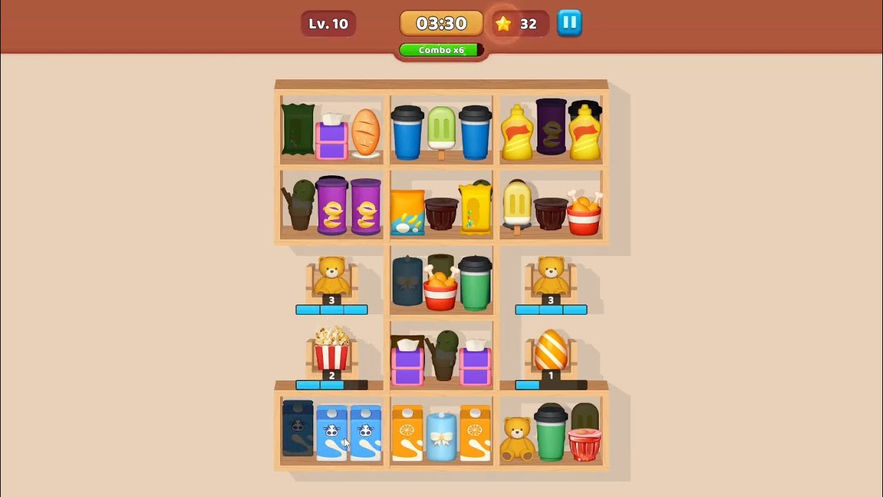 Goods Puzzle: Sort Challenge - Levels 1-10