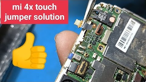 redmi 4x touch not working# jumper solution