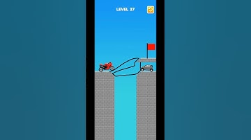 draw bridge🌉 level 37 #game #shortvideo #shortsfeed #shorts