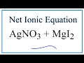 Net Ionic Equations and Solubility