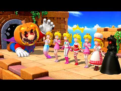 【スーパー マリオパーティ】プリンセス4人の衣装が大集合！ピーチ・デイジー・ロゼッタ・ポリーン 4K UHD