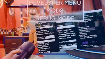 Five Night At Freddy Security Breach DEBUG MODDING ( MOD MENU , LEVEL UNLOCKING )