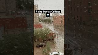 Rainy Day at College 🌧️ | Peaceful Campus Weather in Edmonton #oldscollege #macewanuniversity