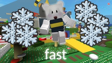 How to Farm SNOWFLAKES [Fast] and Easy In Beesmas Bee Swarm Simulator