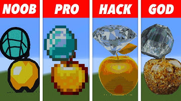 NOOB VS PRO VS HACKER Minecraft Pixel art✨ Diamond ＆ Golden Apple