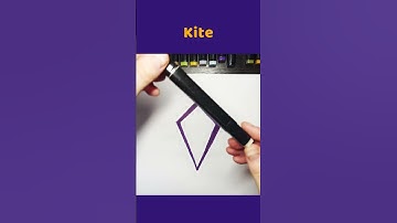 Kite | Draw shapes,  learn, numbers, draw, 1234, schooling | song 1-100