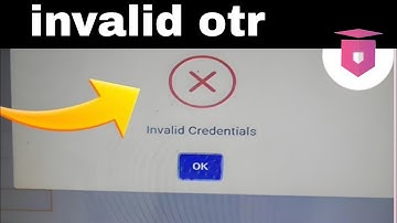 invalid otr in nsp | nsp otr invalid problem | nsp invalid credentials problem
