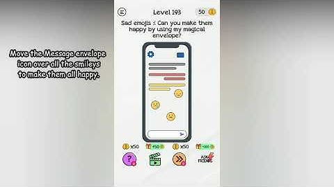 Braindom Level 193 Sad emojis