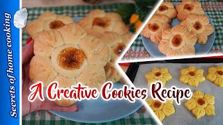 Flower Shaped Cookies A Creative Cookies Recipe You Can Make Yourself