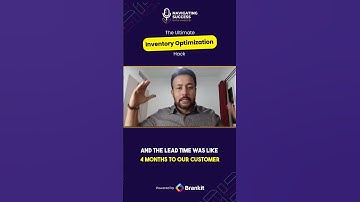 The Ultimate Inventory Optimization Hack