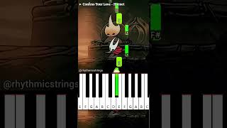 Confess Your Love - Hornet (Hollow Knight) | Easy Piano Tutorial #shorts
