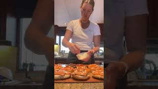 Bagel and Lox on A Yacht #shorts #yacht #boating #food #cooking #chef #belowdeck #yachtchef