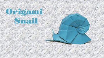 How to make a paper Snail🔥Hướng dẫn gấp con ốc sên🔥Tuan Bo TubeHD🔥