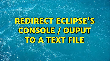 Redirect Eclipse