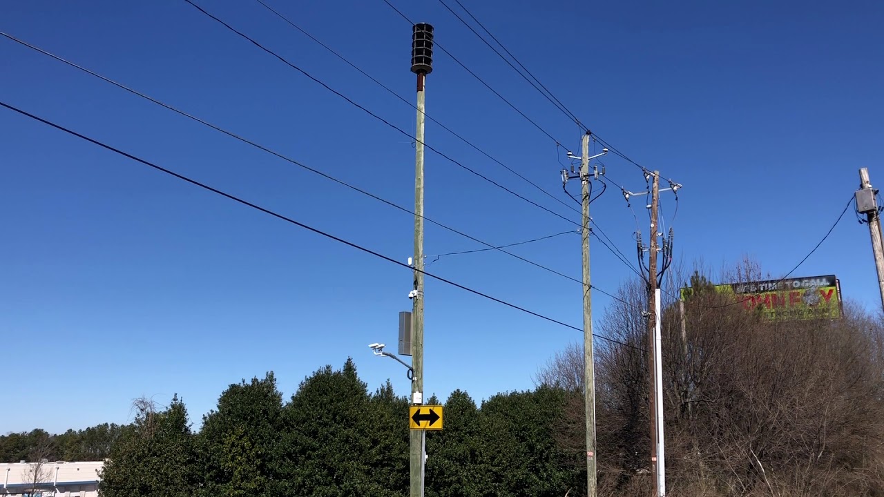 Norcross, GA Tornado Siren Test (At Center Way) 2/20/2021