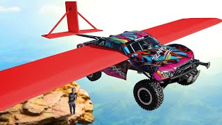 We Modded RC Cars to FLY! *EXTREME DROP TEST CHALLENGE*